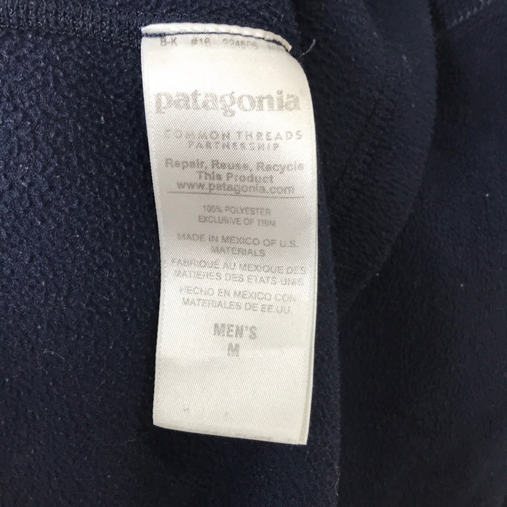 Patagonia Men’s Sweater size Medium Blue - Picture 4 of 5